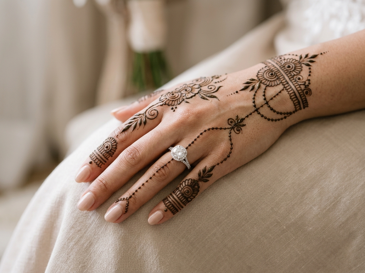 Engagement Mehndi Art