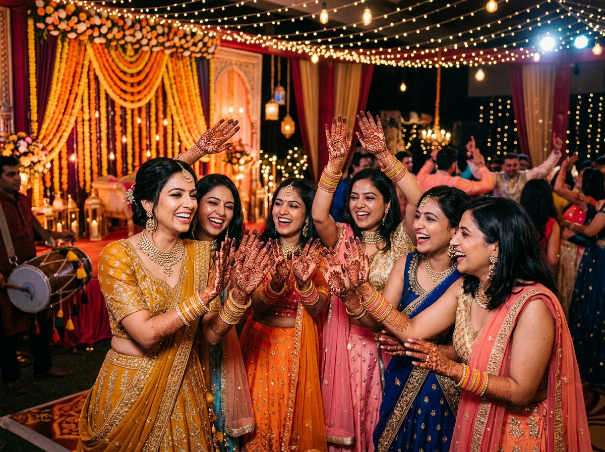 Wedding Sangeet Mehndi Celebration